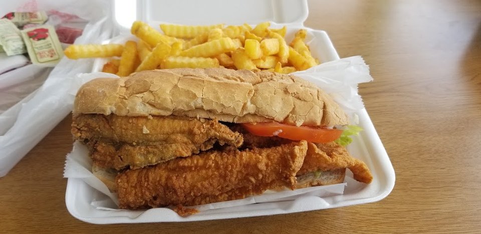 Fish Sandwich and Fries